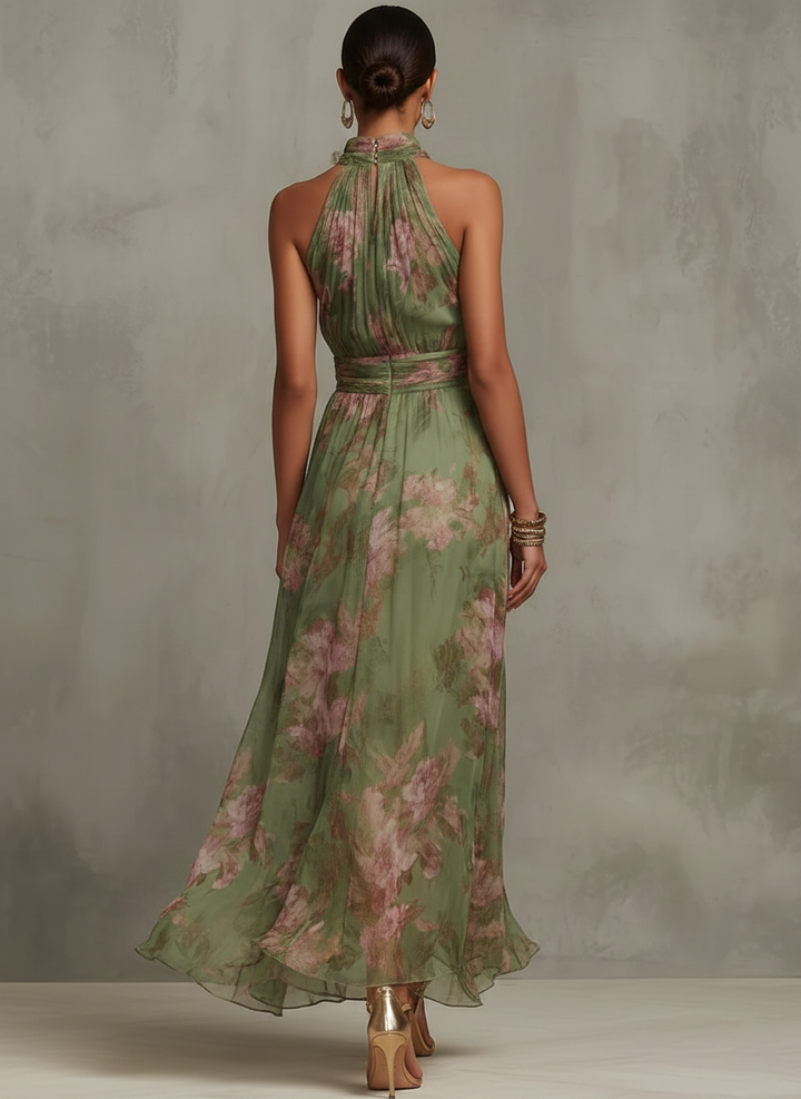 Robe Longue Élégante Florale Élise