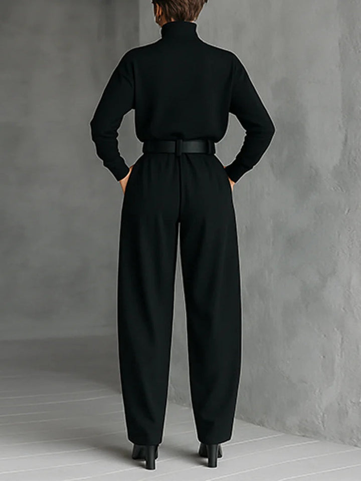 Ensemble Col Roulé et Pantalon Droit Cyrielle
