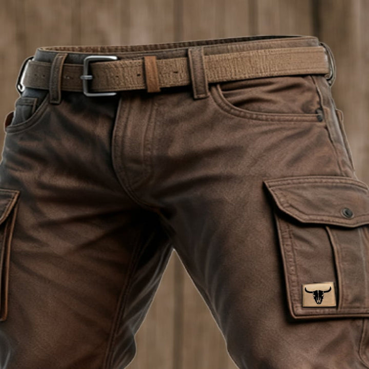 PANTALON CARGO DOUBLÉ