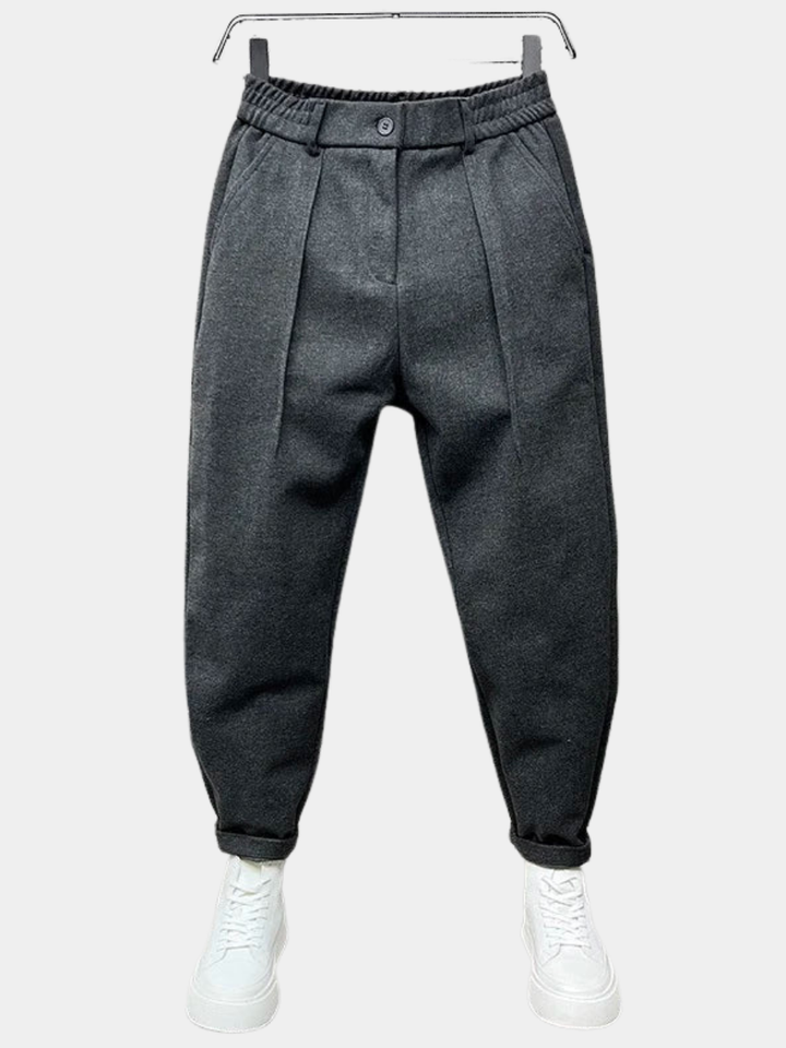 PANTALONS TAPERED TEXTURÉS
