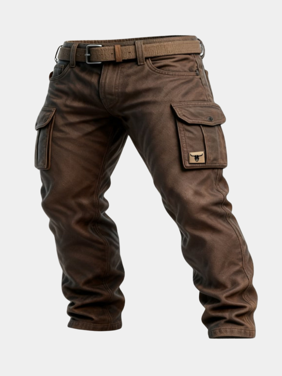 PANTALON CARGO DOUBLÉ