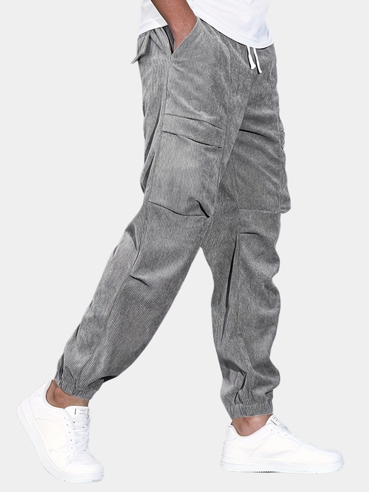 PANTALON CARGO EN CORDUROY