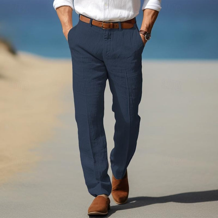 PANTALON HOMME LUXE EN LIN PREMIUM