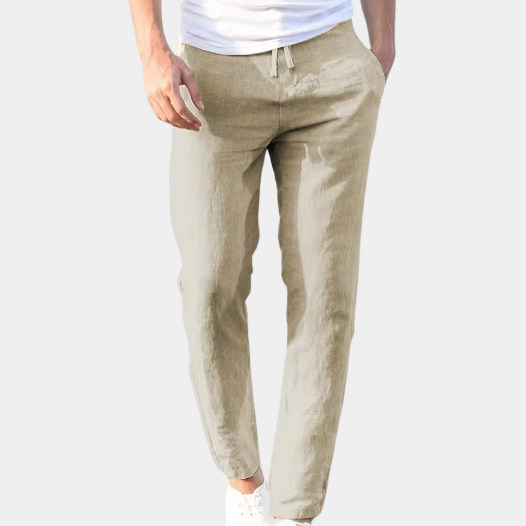 PANTALON LÉGER EN LIN