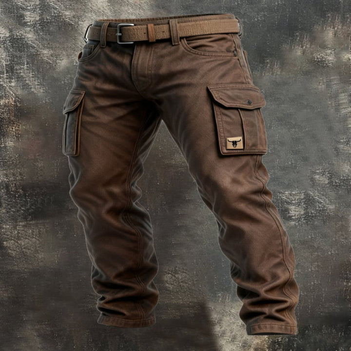 PANTALON CARGO DOUBLÉ