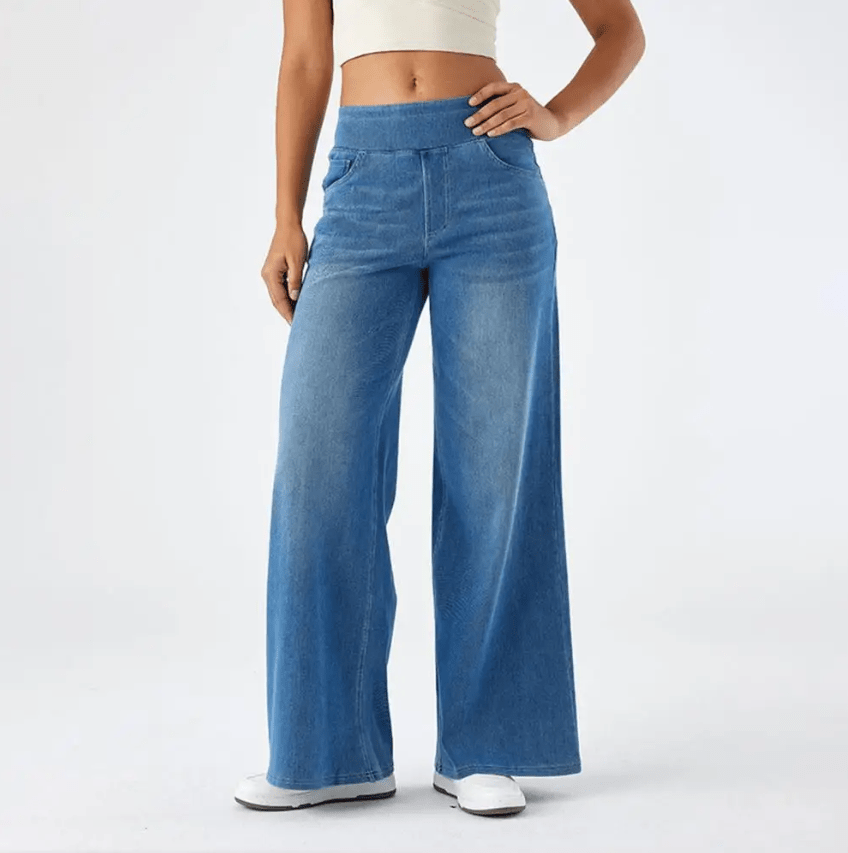 PANTALON CONFORTABLE AVEC TAILLE ÉLASTIQUE