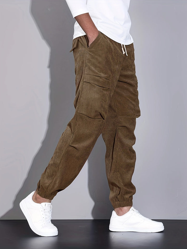 PANTALON CARGO EN CORDUROY