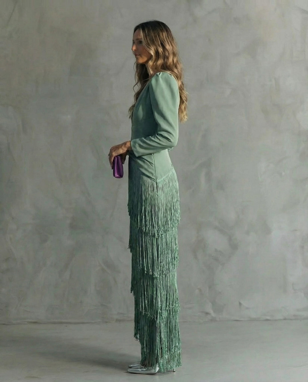 Robe Élégante Franges Élise
