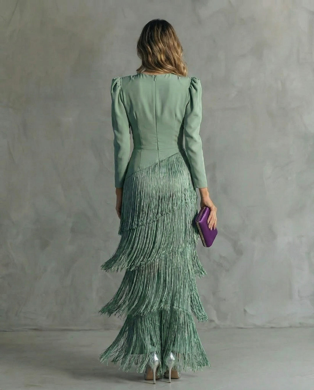 Robe Élégante Franges Élise