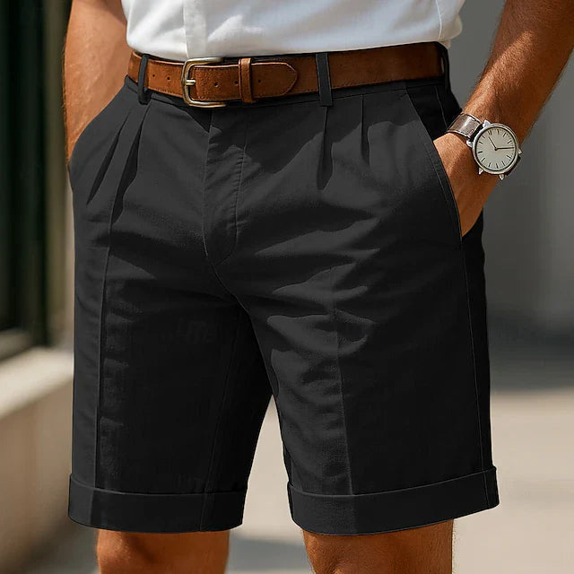 Short chino plissé d'été