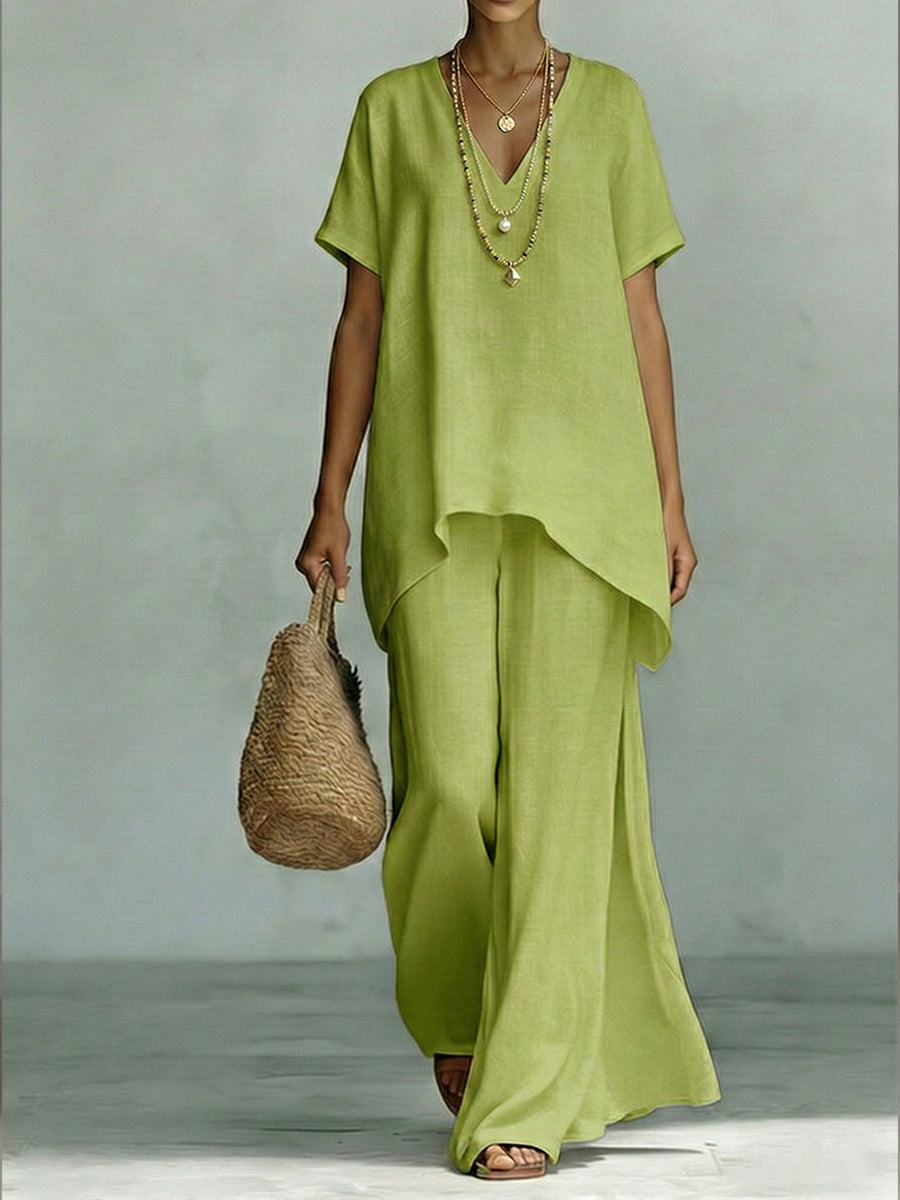 Ensemble Élégant en Deux Pièces Elenia
