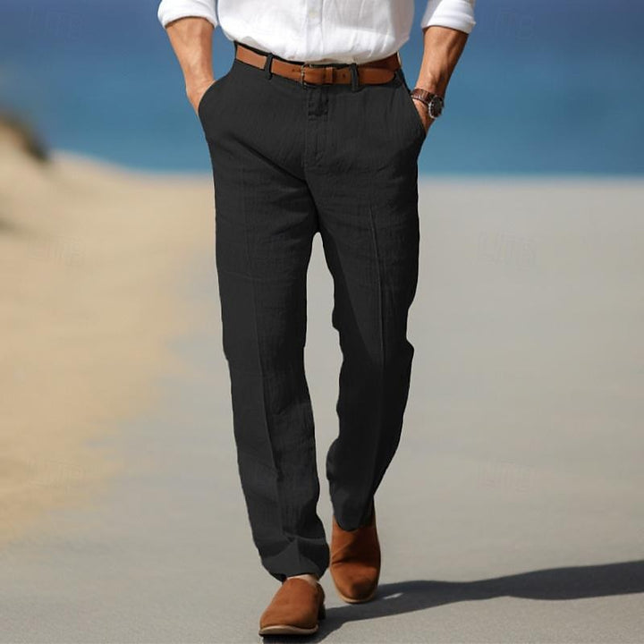 PANTALON HOMME LUXE EN LIN PREMIUM