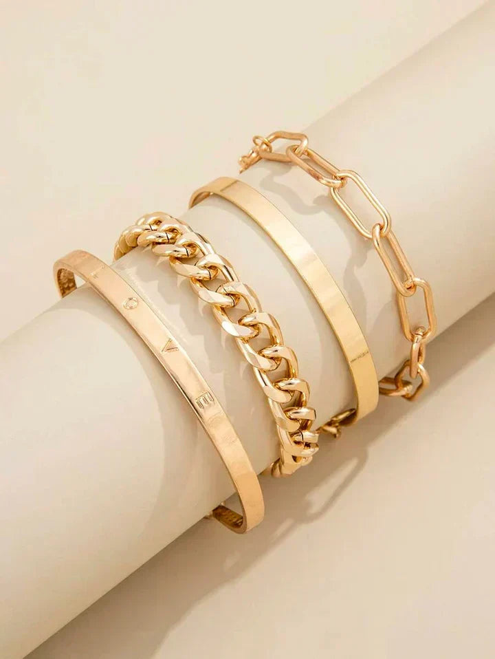 Set Bracciali Élan Mercer en Or Blanc