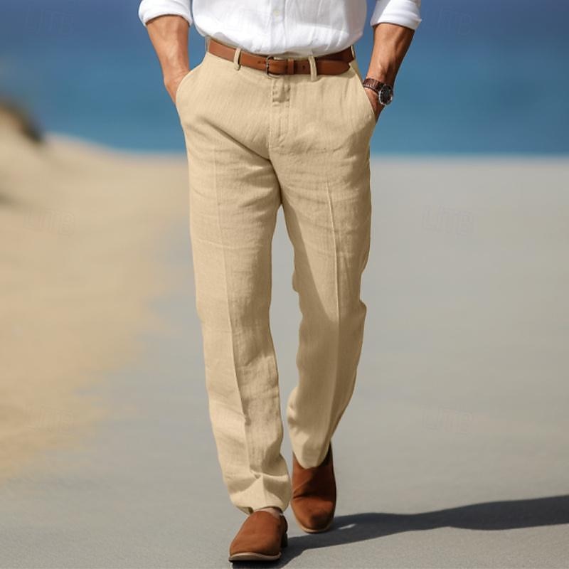 PANTALON HOMME LUXE EN LIN PREMIUM